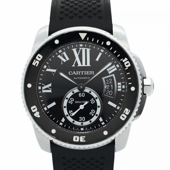 Cartier Calibre W7100056 Black Dial Men's Watch - Picture 1 of 11